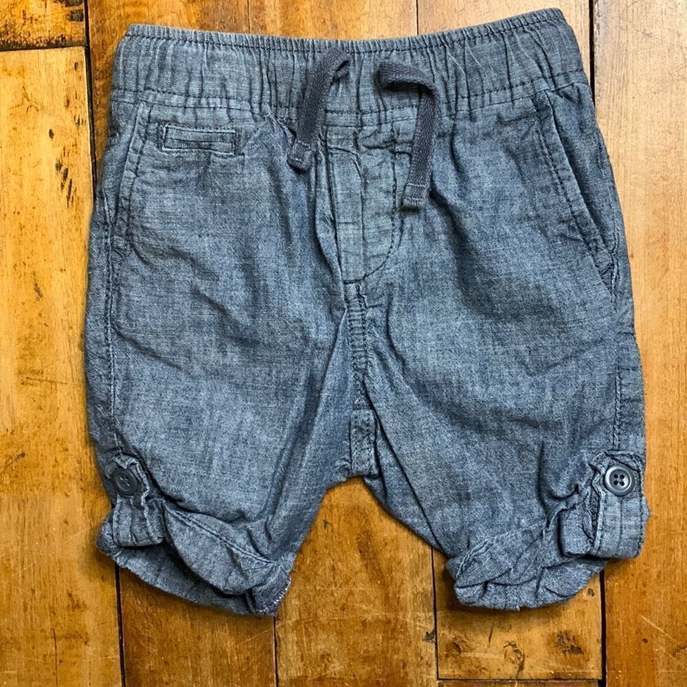 Gap shorts 12 to 18 months cotton chambray shorts baby Gap Jean cotton
